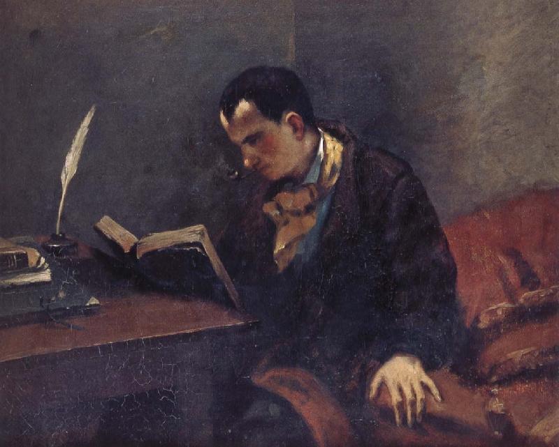 Gustave Courbet Portrait of Baudelaire oil painting picture